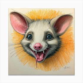 Possum Canvas Print