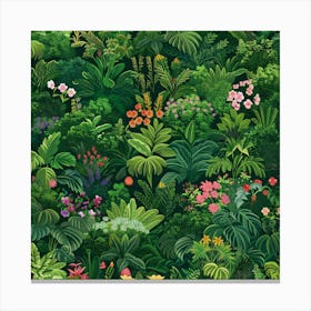 Tropical Jungle Canvas Print