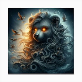 Troll Bear Canvas Print