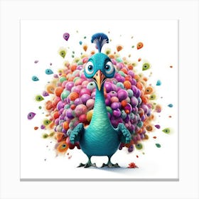 Peacock Canvas Print