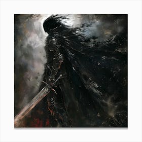 Knight Of Darkness Canvas Print