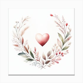 Love and Heart Valentine's Day 7 Canvas Print