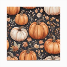 Pumpkins Canvas Print