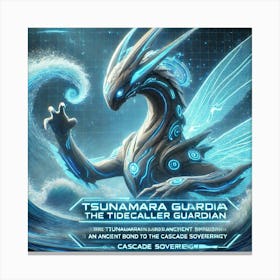 Tsunamara Tidecaller Guardian Canvas Print