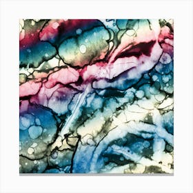 Watercolor Abstraction The Sea Canvas Print