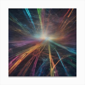 Abstract Space Background 7 Canvas Print