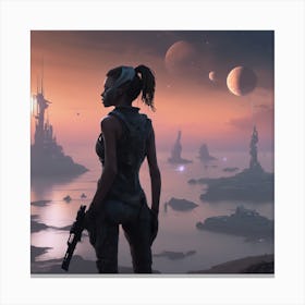 Alien Planet Canvas Print