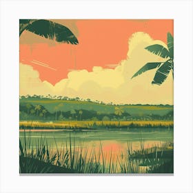 Landscape Painting 7 Canvas Print