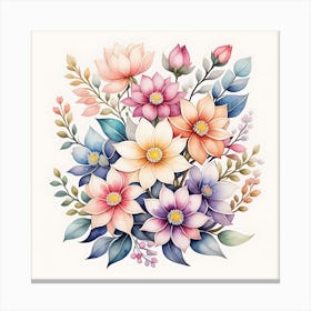 Floral Fantasy Canvas Print