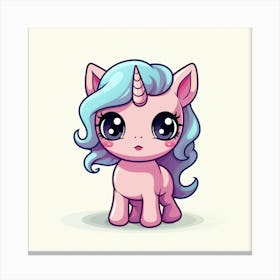 Cute Unicorn 754 Canvas Print