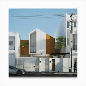 TrapeZOiD house Canvas Print