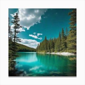 Blue Lake 2 Canvas Print