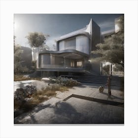 Futuristic House 14 Canvas Print