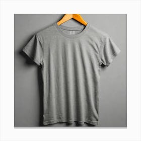 Grey T - Shirt 10 Canvas Print