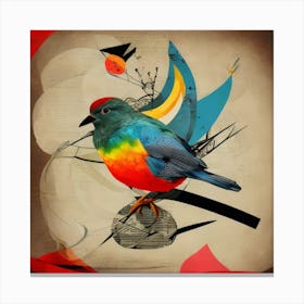 Colorful Bird 6 Canvas Print