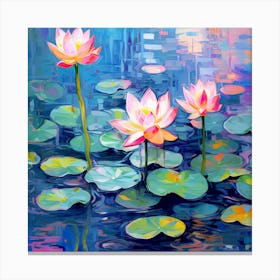 Water Lilies 6 Canvas Print