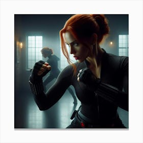 Black Widow Canvas Print