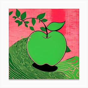 Green Apple Canvas Print