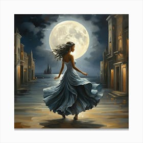 Full Moon Canvas Print