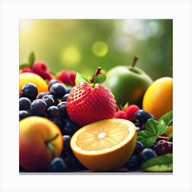 Fruit And Vegetables Canvas Print