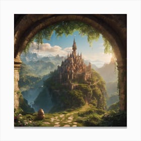 Fantasy world  Canvas Print