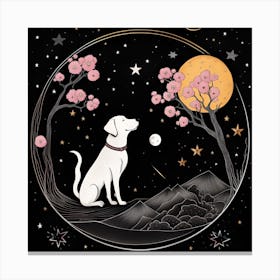 Chinese zodiac dog Canvas Print