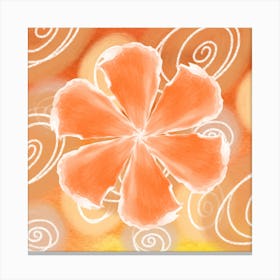 Orange Flower 1 Canvas Print