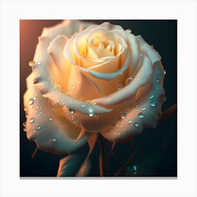 Realistic Best Quality Masterpiece13 Whit Canvas Print