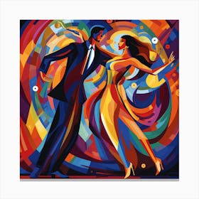 Latin Dancers 2 Canvas Print