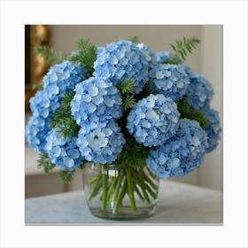 Hydrangeas Centerpiece Leinwandbild