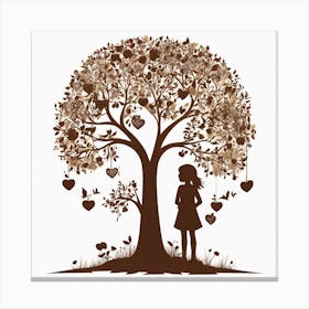 Tree Of Love Canvas Print