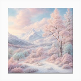 Glistening Frost Canvas Print