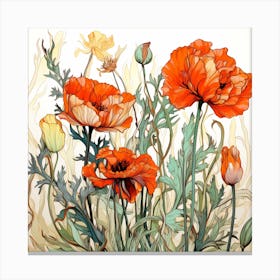 Poppies Canvas Print