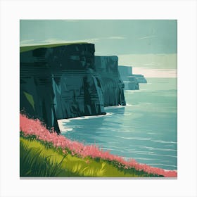 Ireland Cliffs Canvas Print