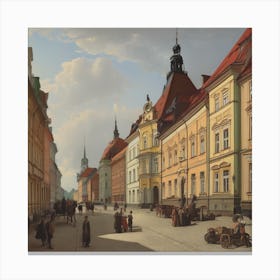 Old Town Square, Poland Canvas Print