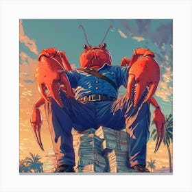 GTA Crab Canvas Print