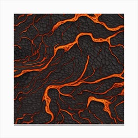 Lava fire 3 Canvas Print