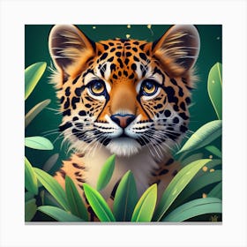 Jaguar Cub Canvas Print