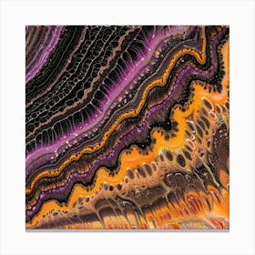 Purple Agate Canvas Print