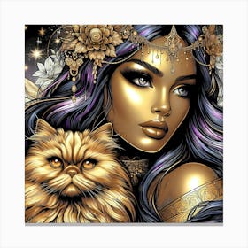 Portrait Artwork 93 Canvas Print