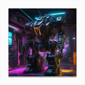 Futuristic Robot 63 Canvas Print