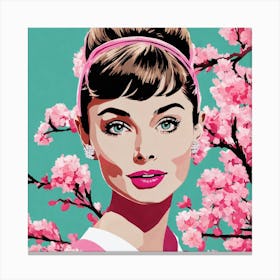 Audrey Hepburn 3 Canvas Print