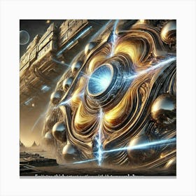 A Detailed Depiction Of The Astral Bastion S Thick Canvas Print