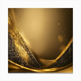 Gold Abstract Background Canvas Print