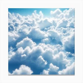 Skyful of Clouds  Canvas Print