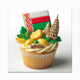 Minsk Cupcake Canvas Print