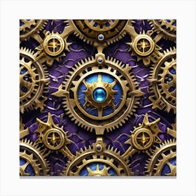 Clockwork Gears 3 Canvas Print