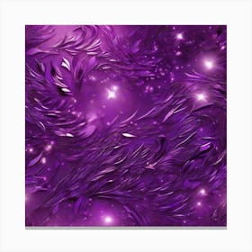Purple Abstract Background Canvas Print