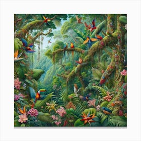 Tropical Jungle 3 Canvas Print