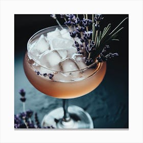 Lavender Cocktail Canvas Print